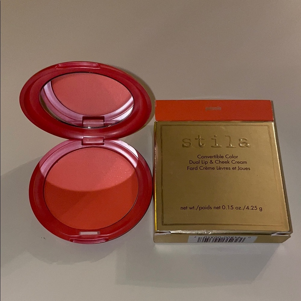 Stila dual lip and cheek cream (petunia )